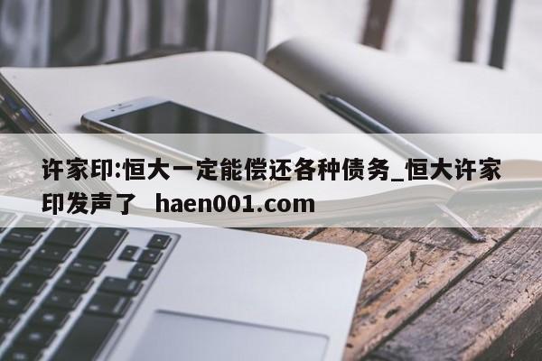 许家印:恒大一定能偿还各种债务_恒大许家印发声了 haen001.com